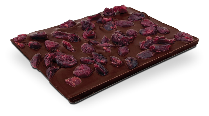 Tablette Gourmande Cranberry  (Chocolat Noir) - Photo 1