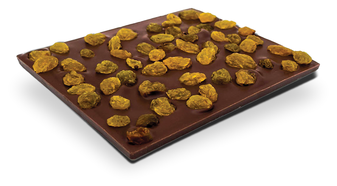 Tablette gourmande Raisin  (Chocolat Noir) - Photo 1