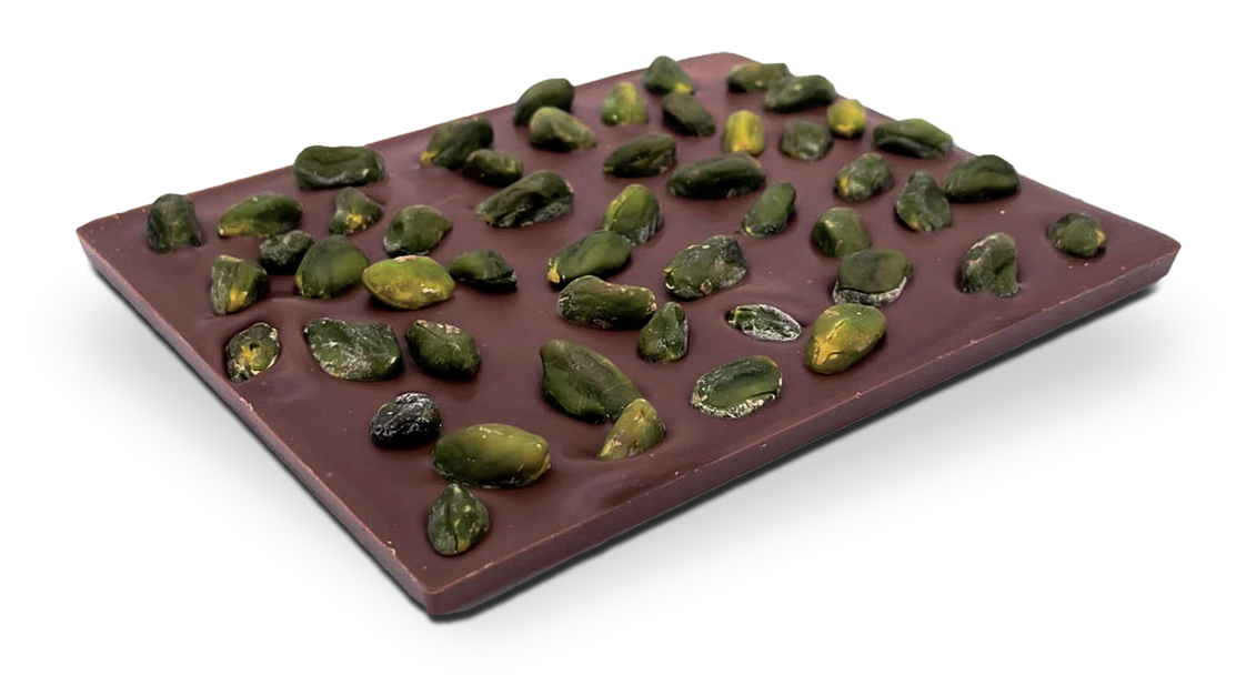 Tablette Gourmande Pistache  (Chocolat Noir) - Photo 1