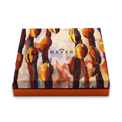 Coffret cadeau cabosses d’Automne  (Chocolats Noir et Lait, Avec alcool, Avec praliné, Avec ganache, Avec pâte d'amandes, 260g, Avec gluten) - Photo 2