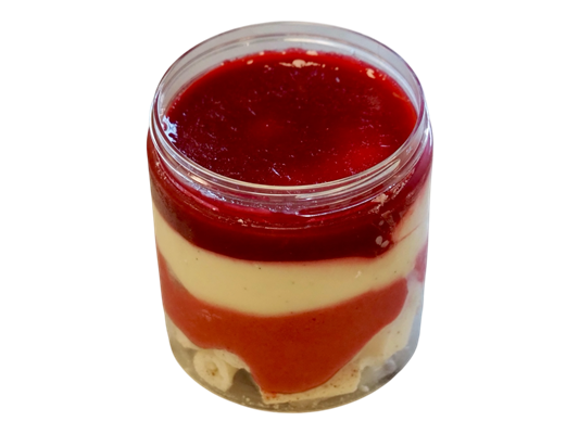 Verrine glacée vacherin vanille framboise - Photo 2
