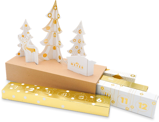 Calendrier de l&#39;avent de No&#235;l &#224; garnir