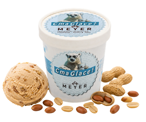 Glace cacahuète
