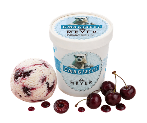 Glace amarena yaourt