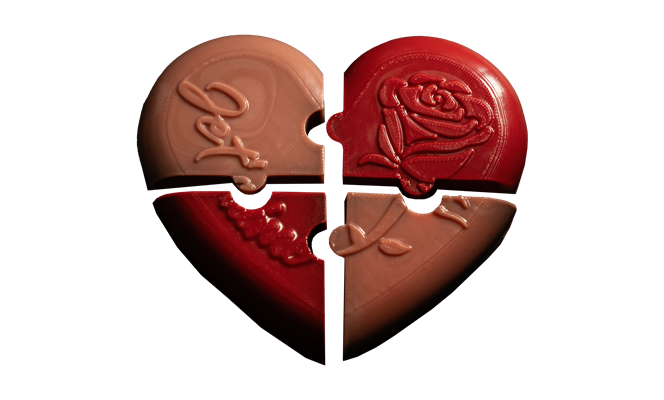 Coeur en puzzle