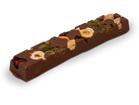 Barre Mendiant Chocolat au Lait - Photo 1