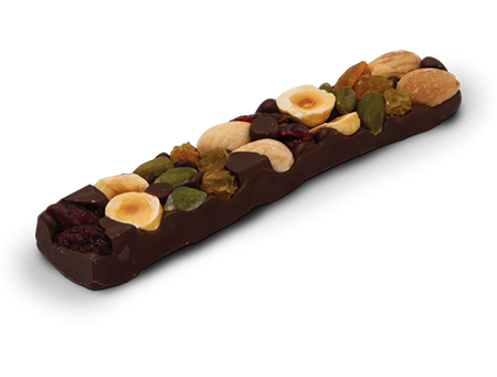 Barre Mendiant Chocolat Noir - Photo 1