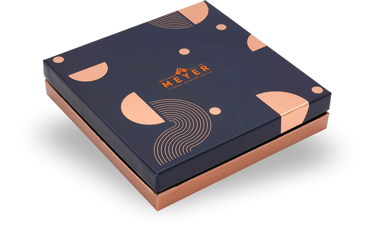 Coffret cadeau Orion  (Chocolats Noir et Lait, Avec alcool, Avec praliné, Avec ganache, Avec pâte d'amandes, 640g) - Photo 1